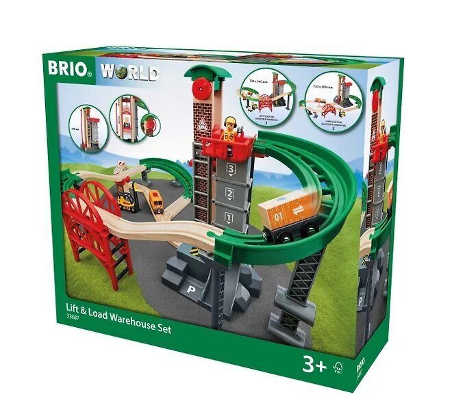 Krovinių sandelis Brio World 33887 kaina ir informacija | Žaislai berniukams | pigu.lt