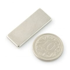 Neodimio magnetas, 25x10x2mm, 10vnt. kaina ir informacija | Kanceliarinės prekės | pigu.lt