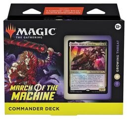 Stalo žaidimas Magic: The Gathering March of the Machine Commander Deck Growing Threat, EN kaina ir informacija | Stalo žaidimai, galvosūkiai | pigu.lt