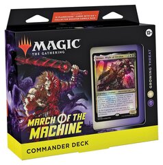 Stalo žaidimas Magic: The Gathering March of the Machine Commander Deck Growing Threat, EN kaina ir informacija | Stalo žaidimai, galvosūkiai | pigu.lt