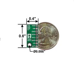 Pololu LPS25HB – slėgio ir aukščio jutiklis 126kPa I2C/SPI 2.5-5.5V ±0.2 mbar/0.01 mbar цена и информация | Метеорологические станции, термометры | pigu.lt