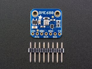 Temperatūros, drėgmės, slėgio, VOC dujų jutiklis Adafruit BME680 kaina ir informacija | Meteorologinės stotelės, termometrai | pigu.lt