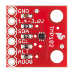 Skaitmeninis temperatūros jutiklis SparkFun TMP102 I2C цена и информация | Метеорологические станции, термометры | pigu.lt