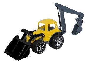 Didelis traktorius su ekskavatoriumi Plasto, 60 cm kaina ir informacija | Žaislai berniukams | pigu.lt