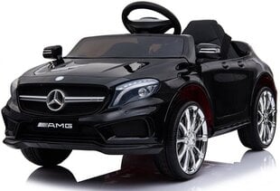 Vienvietis vaikiškas elektromobilis Mercedes AMG GLA45, juodas kaina ir informacija | Elektromobiliai vaikams | pigu.lt
