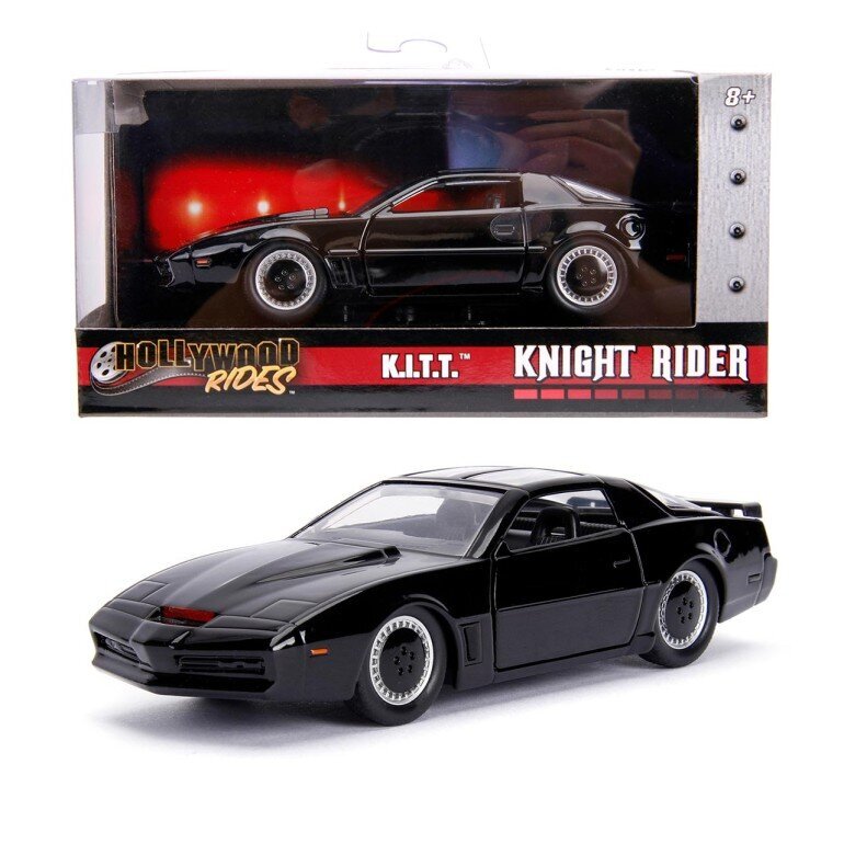 Modeliukas Hollywood Rides Knight Rider Kitt 1:32, juodas цена и информация | Žaislai berniukams | pigu.lt