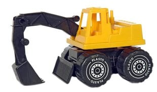 Большой экскаватор Plasto, 54 см, желтый цвет цена и информация | Игрушки для мальчиков | pigu.lt