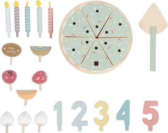Medinis gimtadienio tortas Little Dutch kaina ir informacija | Lavinamieji žaislai | pigu.lt