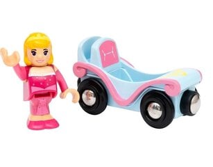 Спящая красавица и тележка поезда Brio Disney Princess 33314 цена и информация | Игрушки для девочек | pigu.lt