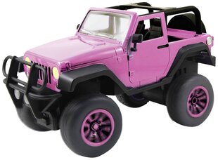 Radijo bangomis valdomas džipas Dickie Toys RC Jeep Wrangler, rožinis kaina ir informacija | Žaislai mergaitėms | pigu.lt