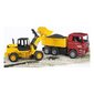 Savivartis sunkvežimis + traktorius su krautuvu Bruder, 02752 kaina ir informacija | Žaislai berniukams | pigu.lt