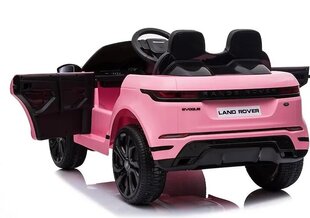 Dvivietis vaikiškas elektromobilis Ranger Rover Evoque 12V, rožinis kaina ir informacija | Elektromobiliai vaikams | pigu.lt