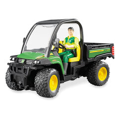 Bruder John Deere Gator XUV с водителем цена и информация | Игрушки для мальчиков | pigu.lt