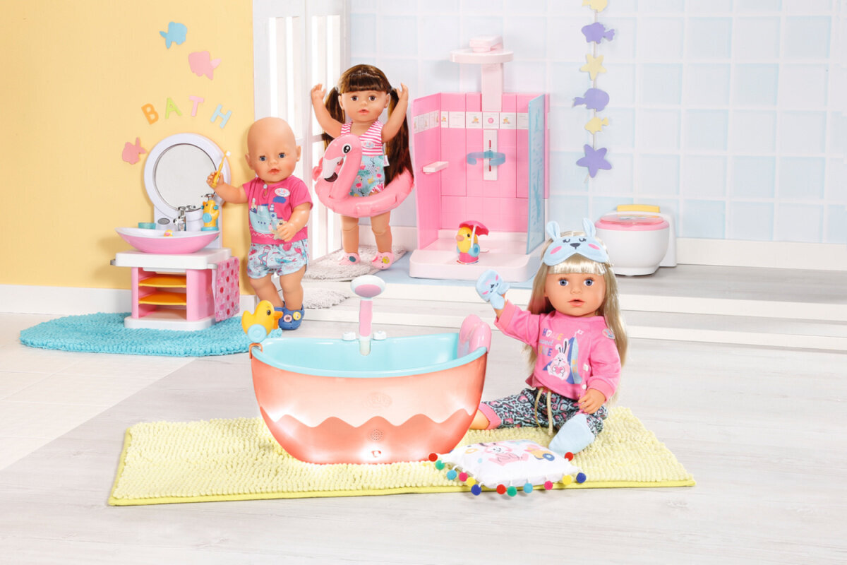 Žaislinė vonia lėlėi šviečianti tamsoje Baby Born kaina ir informacija | Žaislai mergaitėms | pigu.lt