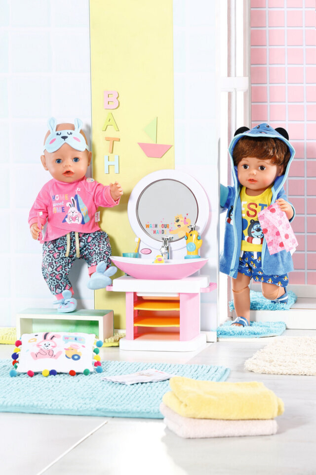 Pižamos ir aksesuarų rinkinys lėlei Baby Born, 43 cm цена и информация | Žaislai mergaitėms | pigu.lt