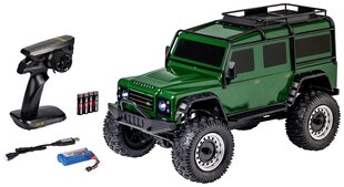 Радиоуправляемый внедорожник Carson Land Rover, зеленый цена и информация | Игрушки для мальчиков | pigu.lt
