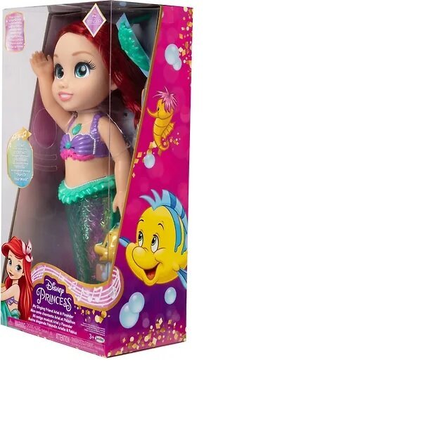 Dainuojanti lėlė undinėlė Ariel Disney Princess Jakks Pacific, 38 cm kaina ir informacija | Žaislai mergaitėms | pigu.lt