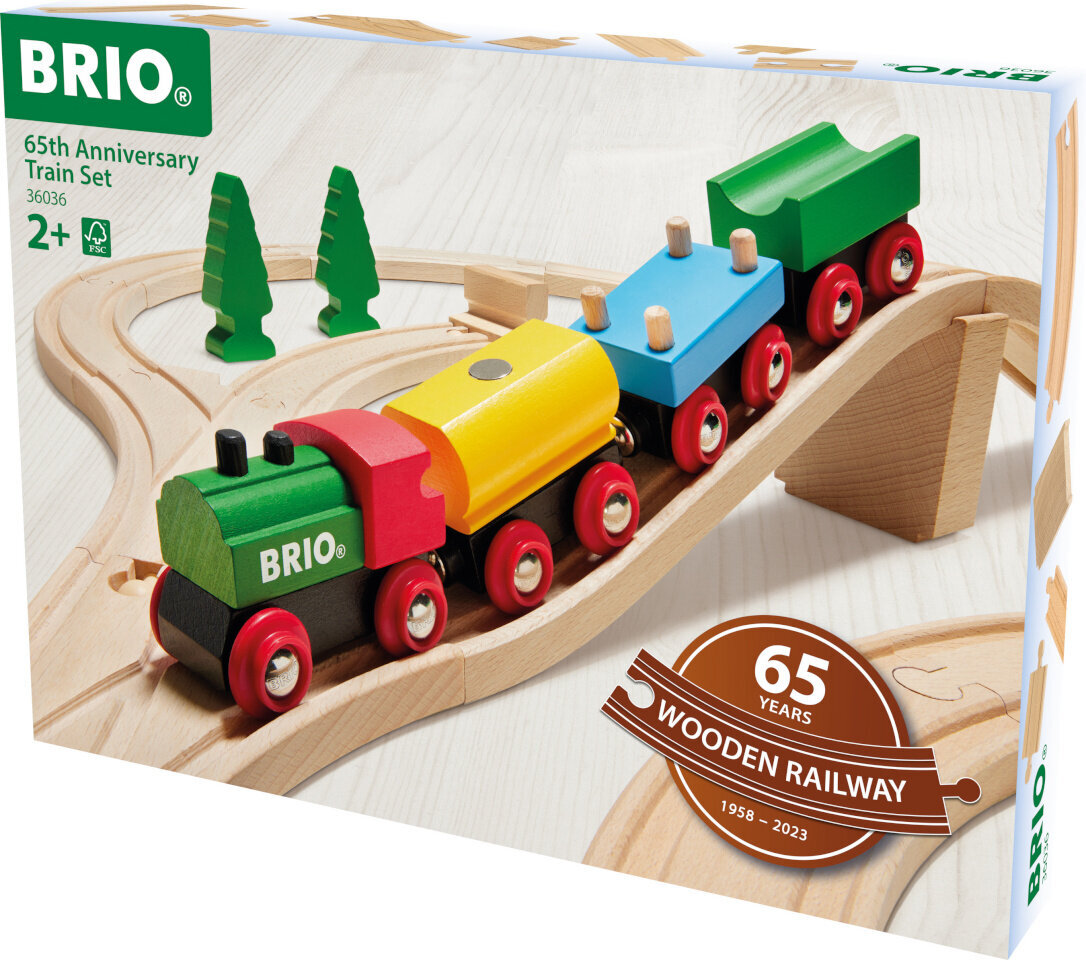 Traukinio komplektas Brio 36036 цена и информация | Žaislai berniukams | pigu.lt