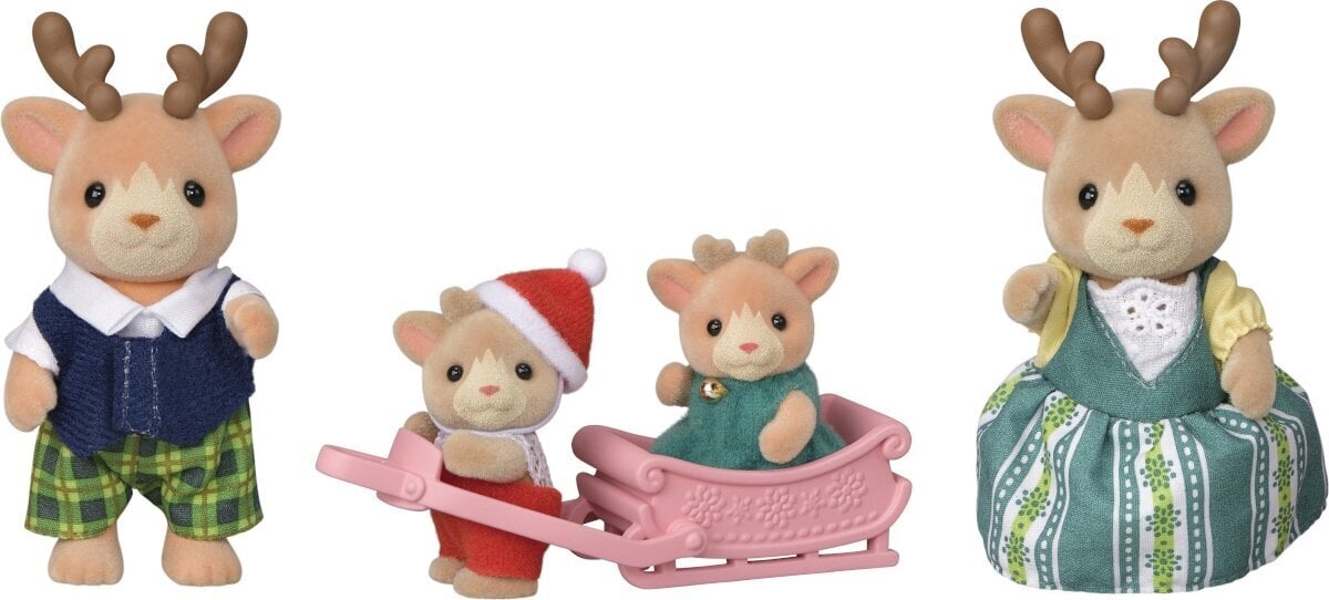 Figūrėlių rinkinys Sylvanian Families Elnių šeima kaina ir informacija | Žaislai mergaitėms | pigu.lt