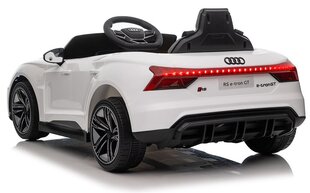 Vienvietis vaikškas elektromobilis Audi RS e-tron, baltas kaina ir informacija | Elektromobiliai vaikams | pigu.lt