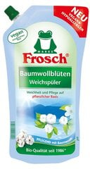 Frosch skalbinių minkštiklis medvilnės žiedų kvapo, 1000 ml kaina ir informacija | Frosch Buitinė chemija ir valymo priemonės | pigu.lt