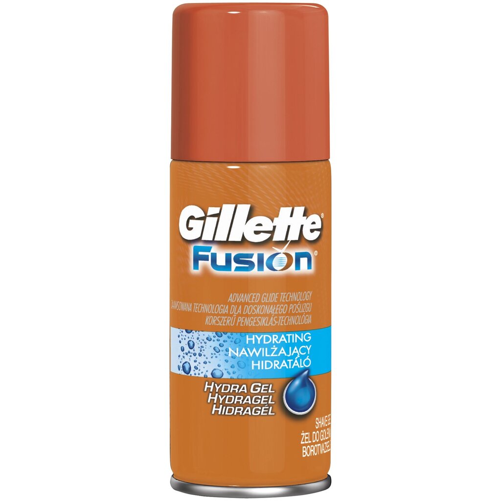 Drėkinamoji skutimosi želė Gillette Fusion Hydrating 75 ml цена и информация | Skutimosi priemonės ir kosmetika | pigu.lt