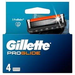 Skustuvo galvutės Gillette Fusion Proglide Manual, 4 vnt. kaina ir informacija | Gillette Plaukų priežiūrai | pigu.lt