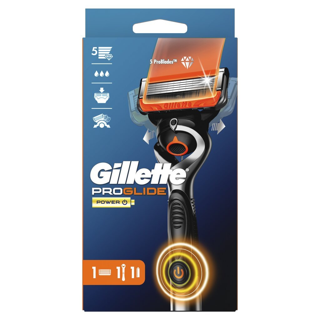 Skustuvas Gillette Fusion Proglide Flexball Power, 1 galv. kaina ir informacija | Skutimosi priemonės ir kosmetika | pigu.lt