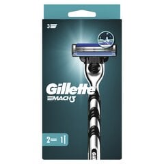 Бритва Gillette Mach3 цена и информация | Косметика и средства для бритья | pigu.lt