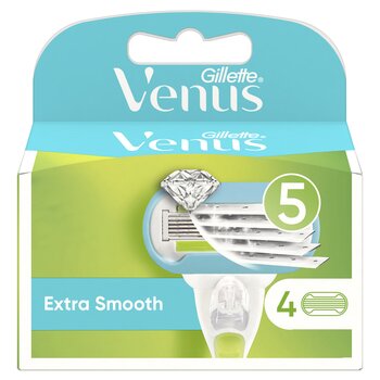 Skustuvo galvutės Gillette Venus Extra Smooth, 4 vnt. kaina ir informacija | Skutimosi priemonės ir kosmetika | pigu.lt
