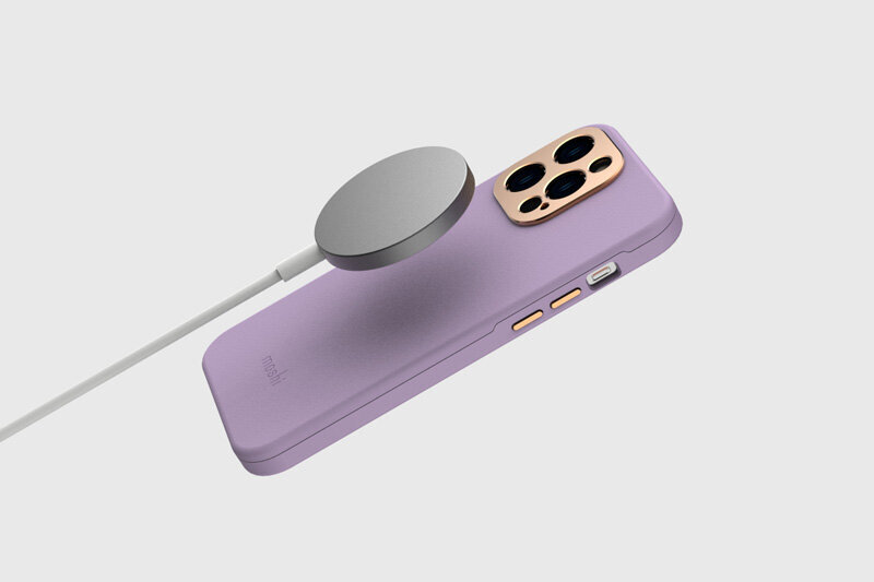 Moshi Napa Magsafe, violetinis kaina ir informacija | Telefono dėklai | pigu.lt