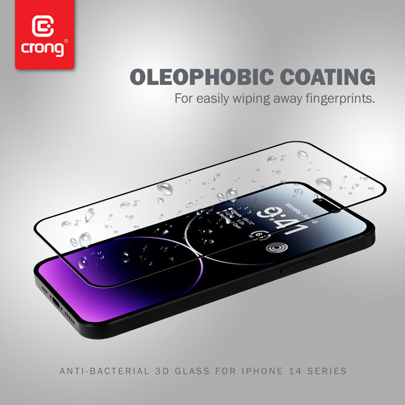 Crong 9H Tempered Glass kaina ir informacija | Apsauginės plėvelės telefonams | pigu.lt