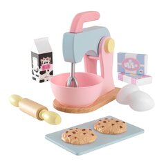 Vaikiškas plaktuvas Kidkraft Wooden Baking Set - Pastel 63371 kaina ir informacija | Kidkraft Žаislai vаikams nuo 3 metų | pigu.lt