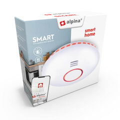Alpina - išmanusis wi -fi dūmų detektorius цена и информация | Детекторы дыма, газа | pigu.lt