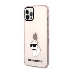 Karl Lagerfeld KLHCP12MHNCHTCP iPhone 12 |12 Pro 6.1&quot; pink|pink hardcase Ikonik Choupette цена и информация | Чехлы для телефонов | pigu.lt