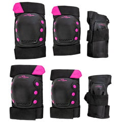 Комплект защиты Raven Dexard Black/Pink (L) цена и информация | Защиты | pigu.lt