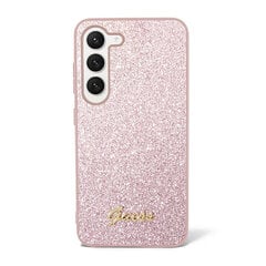 Guess Glitter Flakes, rožinis kaina ir informacija | Telefono dėklai | pigu.lt