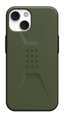 UAG Civilian - protective case for iPhone 13|14 (olive) цена и информация | Чехлы для телефонов | pigu.lt