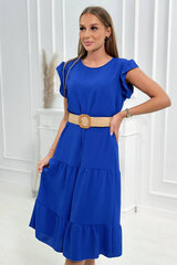 Suknelė moterims 24391, mėlyna цена и информация | Платья | pigu.lt
