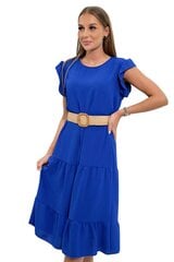 Suknelė moterims 24391, mėlyna kaina ir informacija | Suknelės | pigu.lt