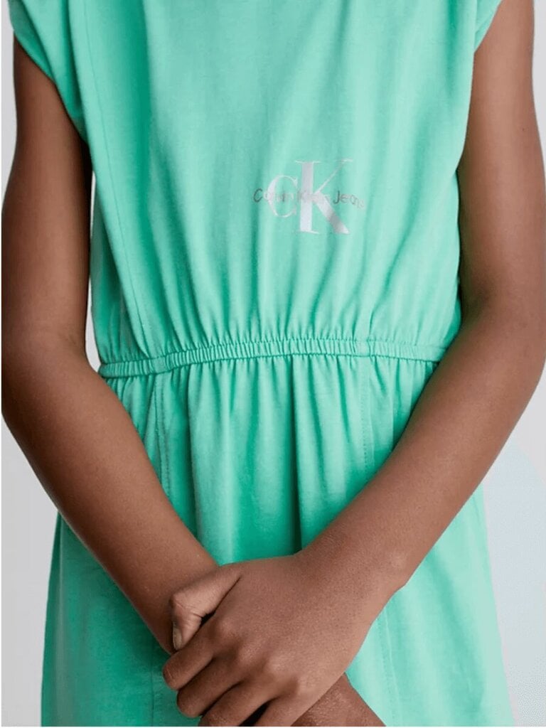 Calvin Klein suknelė mergaitėms 520883077, žalia kaina ir informacija | Suknelės mergaitėms | pigu.lt