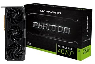 GeForce RTX 4070 Ti Phantom (NED407T019K9-1045P) kaina ir informacija | Gainward Kompiuterinė technika | pigu.lt