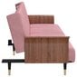 Sofa-lova vidaXL, rožinė kaina ir informacija | Sofos | pigu.lt