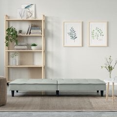 Sofa-lova vidaXL, pilka цена и информация | Диваны | pigu.lt