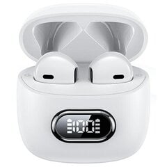 USAMS Słuchawki Bluetooth 5.3 TWS IA II series bezprzewodowe biały|white BHUIAII02 (USAMS-IAII15) цена и информация | Наушники | pigu.lt