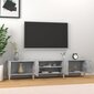 vidaXL Televizoriaus spintelė, betono pilka, 180x31,5x40cm, mediena kaina ir informacija | TV staliukai | pigu.lt