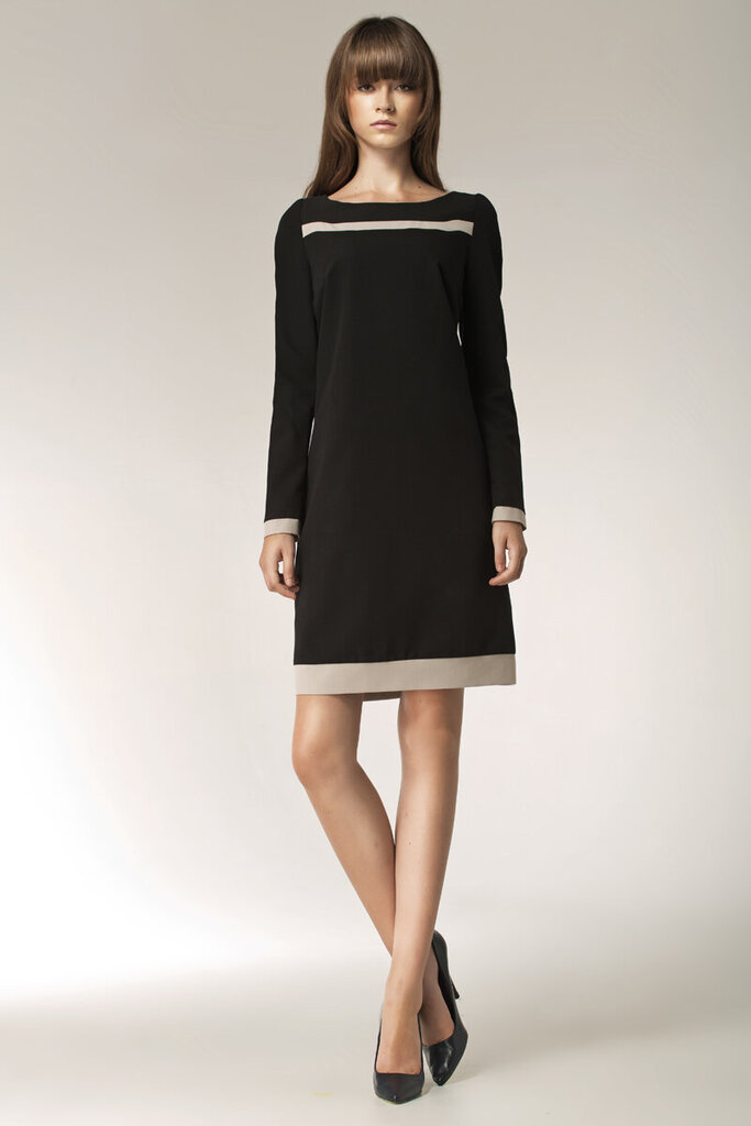 Suknelė moterims Nife NMP20845.2679, juoda цена и информация | Suknelės | pigu.lt