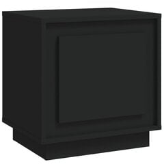 Naktinė spintelė vidaXL, 44x35x45 cm, juoda цена и информация | Прикроватные тумбочки | pigu.lt