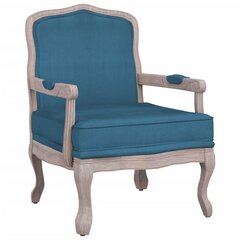 Krėslas vidaXL 64x64x90cm, mėlynas цена и информация | Кресла в гостиную | pigu.lt