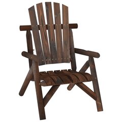Sodo kėdė vidaXL 68x86x103cm, tamsiai ruda kaina ir informacija | Lauko kėdės, foteliai, pufai | pigu.lt